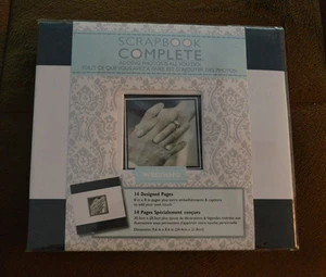 Neu ~ Gobelin Sammelalbum/14 vorgefertigte Seiten "HOCHZEIT" 8" x 8" KOMPLETTES ALBUM - Bild 1 von 12