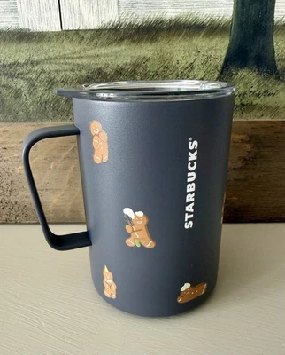 Taza de viaje Starbucks Navidad 2025 edición limitada pan de jengibre vacaciones 16 oz Foto 1 de 4
