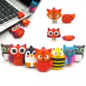 Clé USB 2.0 I 3.0 64 Go 32 Go 16 Go 8 Go PVC mignon clé USB clé USB clé USB - - Photo 1/24