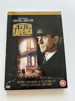 Once Upon a Time in America Film, 18 rating DVD 1994, gangster, Special Ed2 Disc - Image 1 of 4
