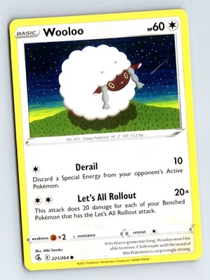 Wooloo (221) -SWSH08: Fusion Strike - Image 1 of 2