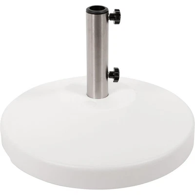 Base de paraguas de acero inoxidable 20,5 pulgadas resistente independiente soporte exterior Foto 1 de 4