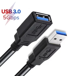 USB3.0 Extension Cable High Speed Extender Cord Adapter TypeA Male to Female LOT - Picture 1 of 10