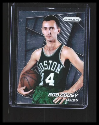 2014-15 Bob Cousy - Panini Prizm #215 Silver Prizm Boston Celtics  - Image 1 of 3