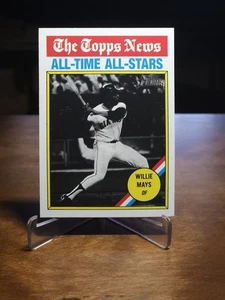 2025 Topps Heritage - All-Time All-Stars Willie Mays #341 - Foto 1 di 2
