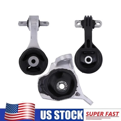 3Pcs Engine & Transmission Mount Full Set For Honda Acura ILX 2.0L 2013 2014-15 - Image 1 of 4