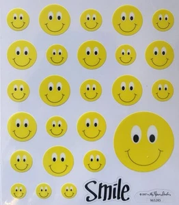 26 Lächeln Smiley Gesicht Gesichter Sammelalbum Handwerk Aufkleber - Bild 1 von 1