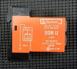 Syrelec BDRU 12V Off/On Delay 10A 230VAC 12VDC SPDT Output Cycle Timer - Picture 1 of 4