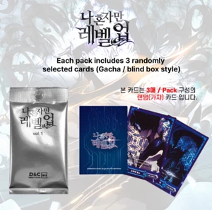 Solo Leveling / Official Korean Webtoon Trading Cards, SL Vol.1 Pack (3 Random) - Picture 1 of 14