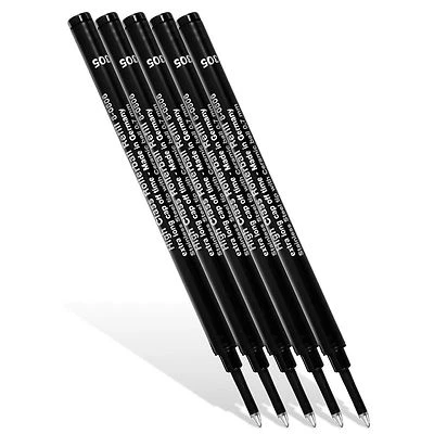 5 St - Tintenrollerminen - Rollerballminen - High Class Refill - schwarz - NEU - Bild 1 von 4
