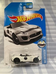 2017 HOT WHEELS ''HW SHOWROOM''  = `15 JAGUAR F-TYPE PROJECT 7 = WHITE   us - Picture 1 of 2
