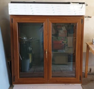 2x kunststofffenster mit rolladen - Bild 1 von 3