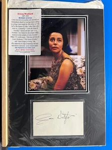Vintage Gwen Watford British actress, ink signature on album leaf 1927 - 1994 - Picture 1 of 1