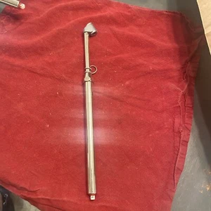 HEAVY DUTY STAINLESS MILTON VINTAGE NYLON BAR SERVICE GAGE AIR GAUGE 976 TOOL - Picture 1 of 6