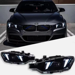Front DRL Headlight Dynamic Turn Signal Upgrade For BMW 3 Series F30 2012-2019 - Picture 1 of 9