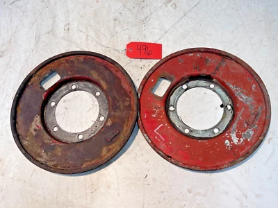 1954 Ford NAA Jubilee Tractor Brake Dust Cover Plates 8n - Image 1 of 4