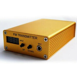 87-109MHz 1mW-5W PLL Stereo FM MP3 Transmitter Mini Radio Station Antenna Wire