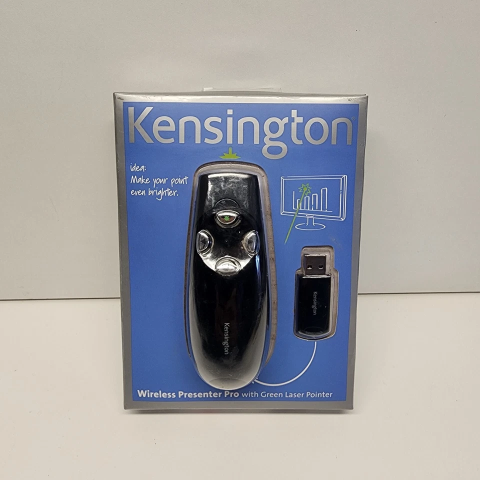 Kensington K72353US Wireless Presenter Pro With Green Laser Pointer