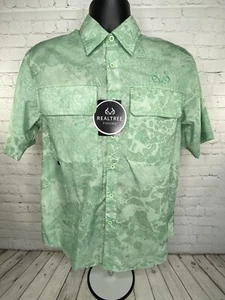 Ocean & Coast Realtree Fishing Mens Shirt Lime Green Size Small - Picture 1 of 9