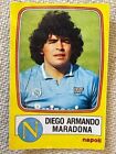Diego MARADONA Calciatori Panini 1985/86 Figurina #176. Recupero. Retro ricost.