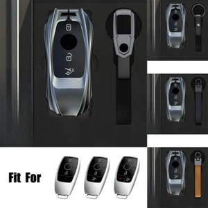 Zinc Alloy TPU Car Key Fob Case Cover For Mercedes Benz GLB GLC A B C E S G  AMG - Picture 1 of 21