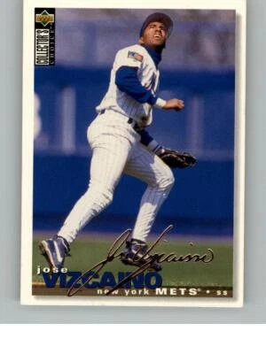 1995 Collector's Choice Jose Vizcaino 316    Silver Signature - Image 1 of 2
