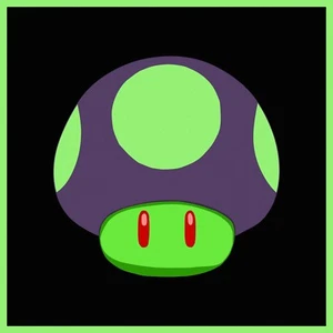 Super Mario Zombie Mushroom Nintendo Pop Art Signiert LtdEd. Druck von John Lathrop - Bild 1 von 6