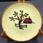 Red Barn Apple Tree Hand Painted 6.5" Collector Plate Park City Kansas