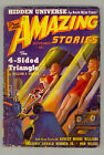 Amazing Stories Pulp Magazine November 1939, The 4-Sided Triangle Skeleton Cover