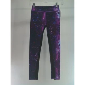 Dance Leggings Medium Child Purple Galaxy More than Magic Gymnastics Jazz - Picture 1 of 2