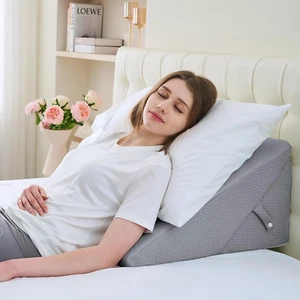 Sasttie Wedge Pillow for Sleep Apnea, Bed Wedge Pillow for Acid Reflux and Ba... - Picture 1 of 12