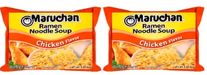 Maruchan Ramen Chicken flavor cooks in 3 minutes, 2pk, 3oz each - Picture 1 of 5