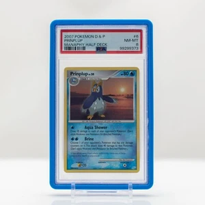 Pokemon Prinplup #6 Manaphy Half Deck 2007 Diamond & Pearl - PSA 8 NM - Picture 1 of 4