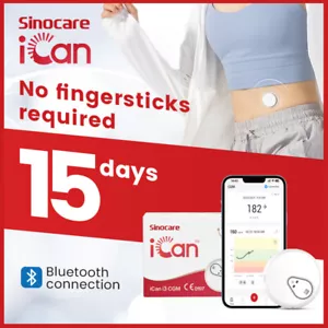 Sinocare CGM iCan i3,Continuous Glucose Monitoring kit for Diabetes Monitoring - Picture 1 of 6