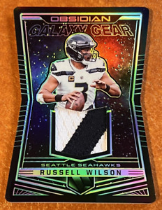 2018 Obsidian Russell Wilson Galaxy Gear Patch #ed 23/25 Broncos Seahawks