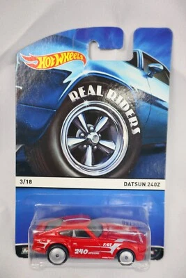 Hot Wheels 2014 Heritage Real Riders Datsun 240Z 3/18 Red - Image 1 of 2