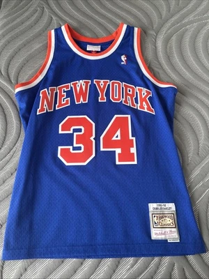 Charles Oakley #34 Mitchell Ness 1991-1992 New York Knicks Home Jersey Large - Image 1 of 4