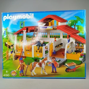 Playmobil Pferdehof 4190 – mit Figuren, Tieren & Zubehör, OVP - Bild 1 von 14
