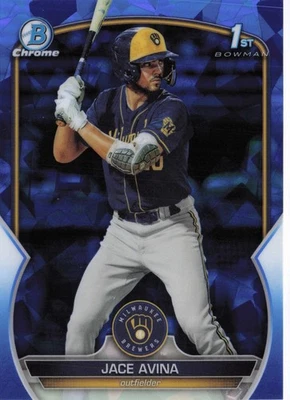 2023 Bowman Sapphire Edition #BCP-150 Jace Avina - Image 1 of 2