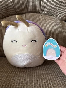 Squishmallows Elysa The Snail Tie Dye Shell 8” Plush Kellytoy Stuffed Animal NWT - Picture 1 of 3