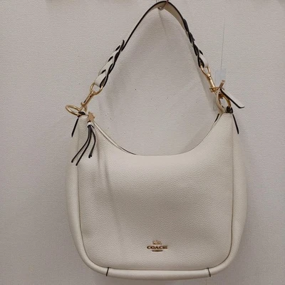 Y1119 COACH White C9190 Shoulder strap missing one shoulder bag - Image 1 of 4