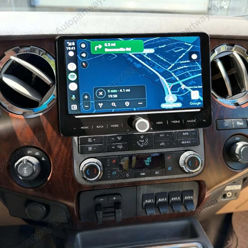 Radio estéreo Super Duty 10,1"" Android 15 Carplay para Ford F-250 F-350 2006-2014 Foto 1 de 4