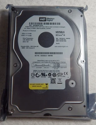 250GB 3.5" SATA HDD ~ NEW Western Digital WD2500JS-98MHB0 ~ Factory Sealed - Image 1 of 4