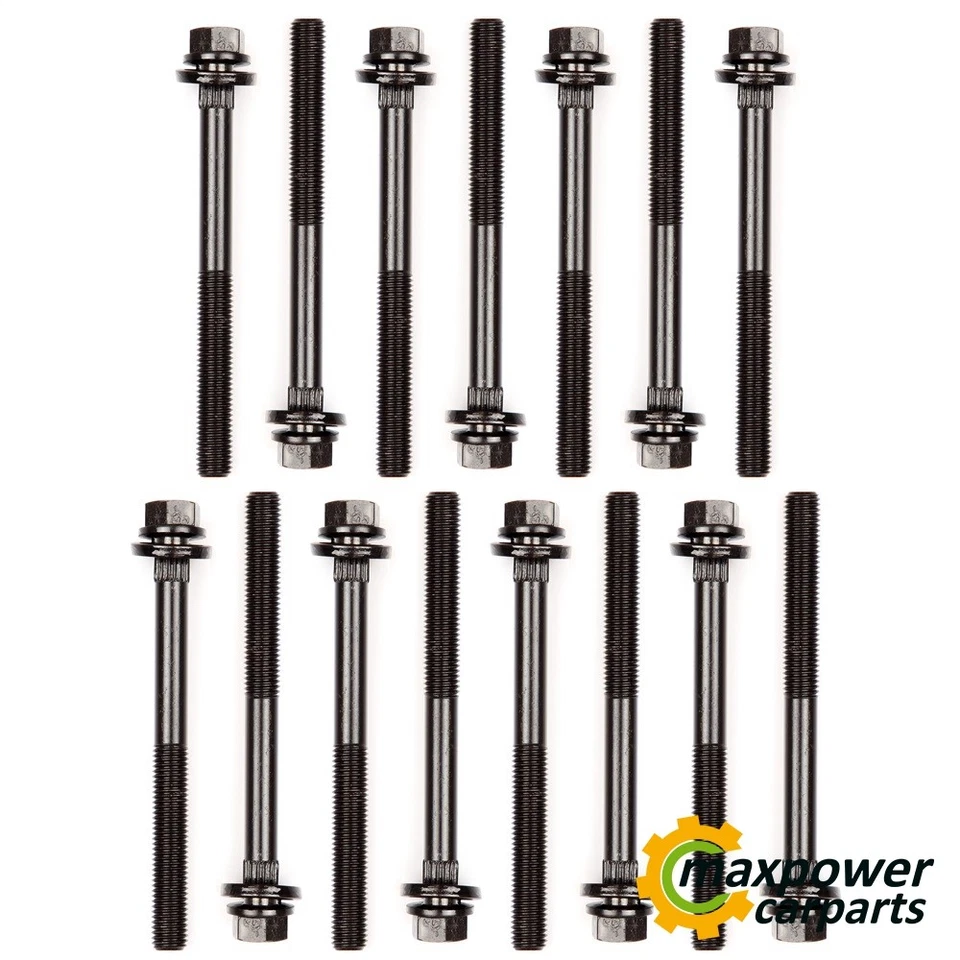 Head Bolt Set For 07-11 Jeep Wrangler 97-10 Chrysler Town & Country 3.3L 3.8 OHV Foto 1 de 4