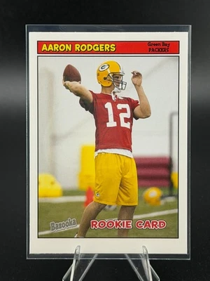 2005 Topps Bazooka Aaron Rodgers RC #190 Rookie Card Green Bay Packers - Image 1 of 2