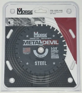Mk Morse Metal Devil 102513 Steel Carbide Tipped Circular Saw Blade 5-3/8” X 32T - Picture 1 of 2