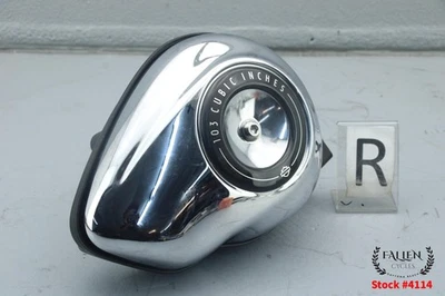 Harley Dyna Switchback 2012 kit de montaje de filtro de admisión de filtro de aire cromado #4114 Foto 1 de 4