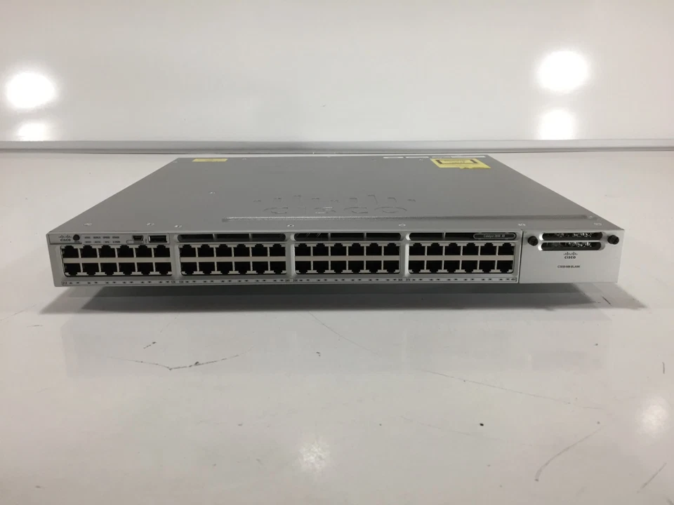 Cisco WS-C3850-48T-S CATALYST 3850 48 PORT DATA IP BASE Grade C - Image 1 of 1
