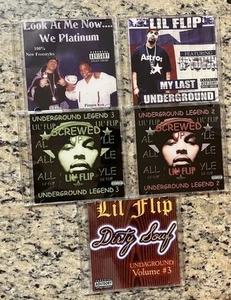 ✅RARE• Lot Of 5 Lil Flip Underground CDs • Greatest Freestyles • dj screw esg - Picture 1 of 1
