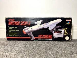 Super Nintendo SNES Scope 6 Boxed – Tested Complete w/ Inserts & Game PAL - Picture 1 of 7